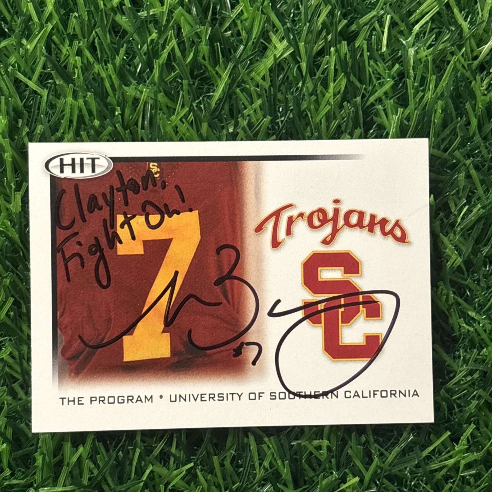 2010 SAGE HIT #48 USC Trojans The Program Matt Barkley AUTO Autograph Signed
