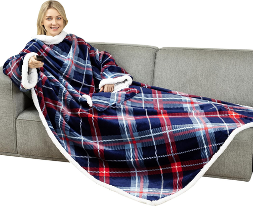 Coperta Popcorn In Pile 150x200 Cm – Morbida E Calda Per Divano E Letto – Rosso - 2