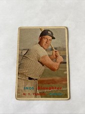 1957 Topps - Enos Slaughter #215