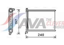 Wärmetauscher Innenraumheizung AVA Clever Choice RT6569 für TRAFIC SCÉNIC KZ0 3