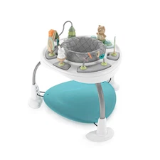 Spring & Sprout 2-In-1 Baby Activity Center Jumper and Table with Infant Toys - 