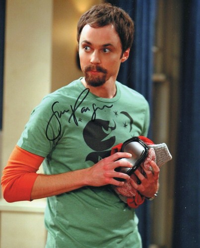 Jim Parsons Big Bang Theory Sheldon Cooper 8 x 10 Foto signiert mit Echtheitszertifikat