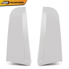 2pcs Rear Side Door Pillar Molding Chrome Leftright Fit For 11-16 Kia Sportage