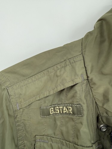 G-Star Raw CM Recolite Jacket Men’s Medium Army Green Military Combat Overshirt - Picture 3 of 8
