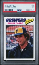 1977 Topps #159 - BERNIE CARBO - PSA 7 - Near Mint !!