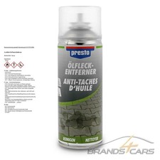 400ml PRESTO ÖLFLECKENTFERNER ÖLFLECKENLÖSER ÖLBINDER ÖLLÖSER REINIGER SPRAY 818