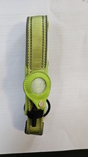 AirTag Holder Dog Collar Green Waterproof Reflective Medium - BRAND NEW