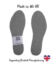 LADIES MENS GREY ODOUR KILL PERFORATED THIN INSOLES SIZE UK 9