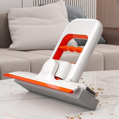 Small Mop With Built-In Scraper, Handheld, Hand Washable Sponge ...