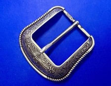 RAFTER Western Floral Ranger Style Replacement With Rope Boarder Belt Buckle