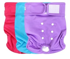 Wegreeco Washable Reusable Premium Dog Diapers Size Medium FAST SHIPPING