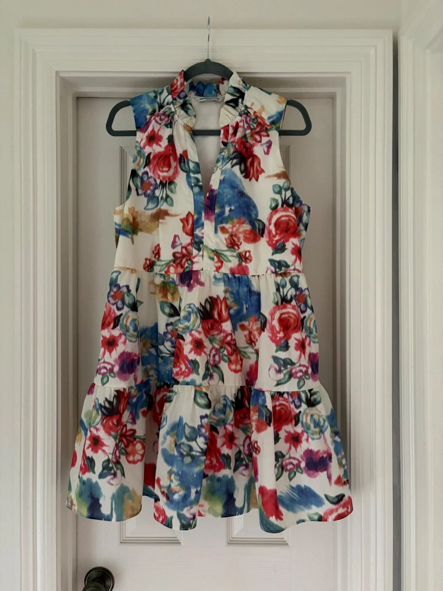dress blue white belt MARMALADE Retro Navy-Blue dress with White Belt – Marmalade-shop main image 0