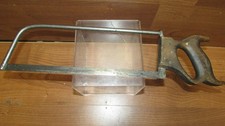 Vintage Antique Butcher bone saw hacksaw wood...