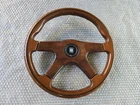 VINTAGE NARDI wood STEERING WHEEL  BMW VOLVO E30 190E AE86 MINI AUSTIN VOLK mx5