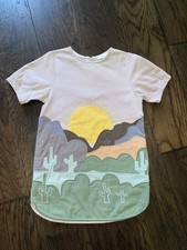 Stella McCartney Kids countryside pattern t-shirt tunic dress size 8, EUC