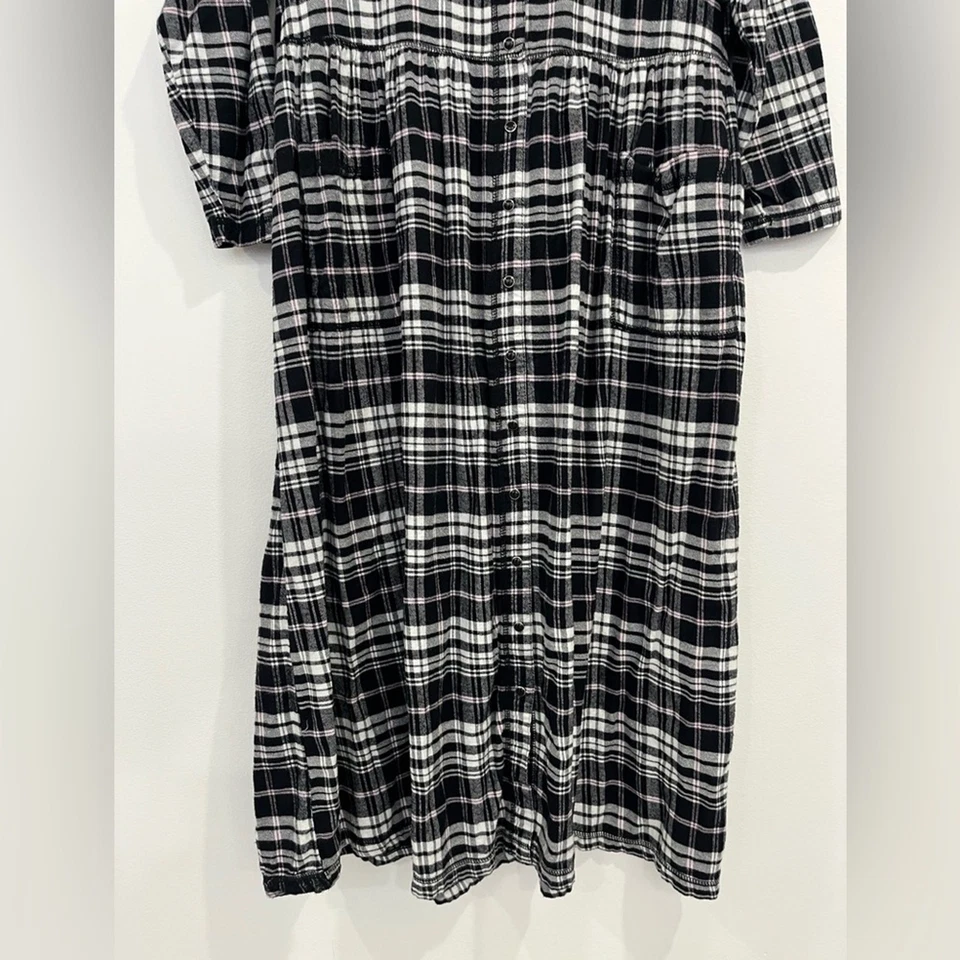 Vestido camisón de franela de algodón para mujer Only Necessities 14/16 Foto 3 de 4