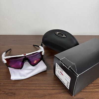 Oakley Jawbreaker Non-Polarized Men's Sunglasses - Polished White/Prizm Road