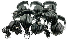  LOT OF 8 Califone 3068AV Switchable Stereo/Mono Headphones - TESTED 