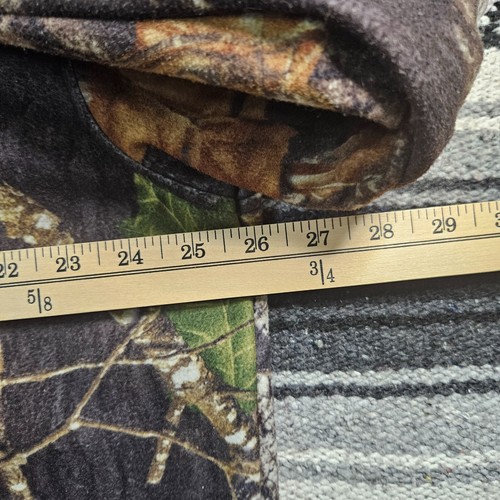 RedHead Fleece Hunting Jacket Mens Size XL Lightweight Full Zip 3D Leafy Camo - Picture 8 of 13