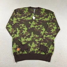 Simply Southern Sweater Mens XXL Green Camo Long Sleeve Pullover Lightweight NWT