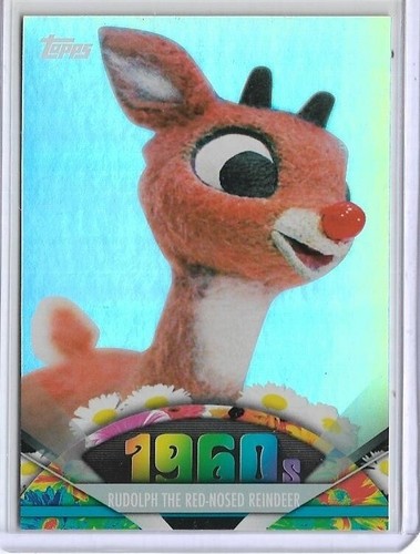 Tarjeta paralela #88 rara 2011 Topps American Pie Rudolph reno nariz roja "lámina"