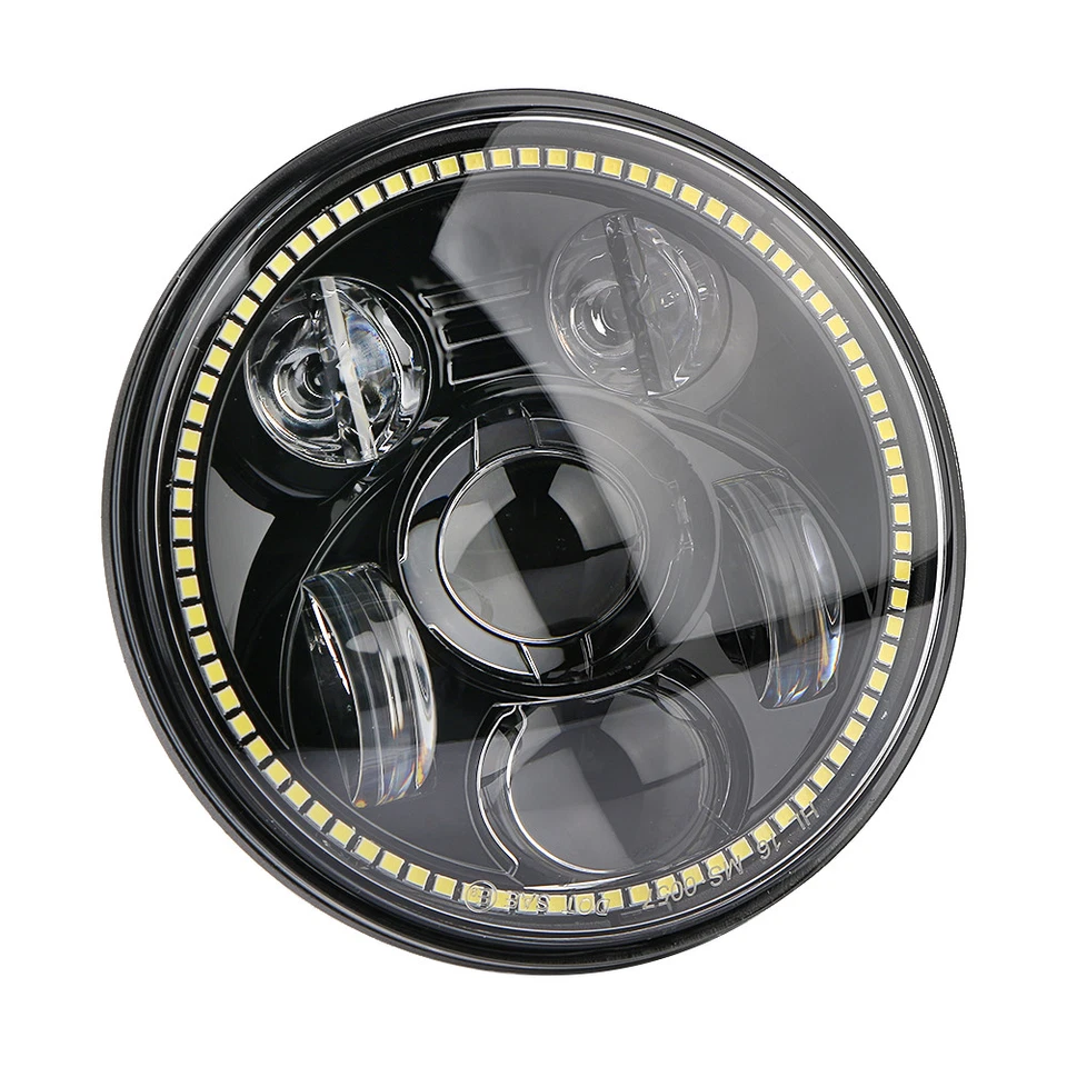 Светодиодная фара дальнего света 5,75 дюйма для Triumph 05-10 Speed/2017 Victory Octane тройная - Изображение 3 из 4