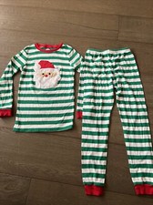Kids Size 10 Santa Pajama Set