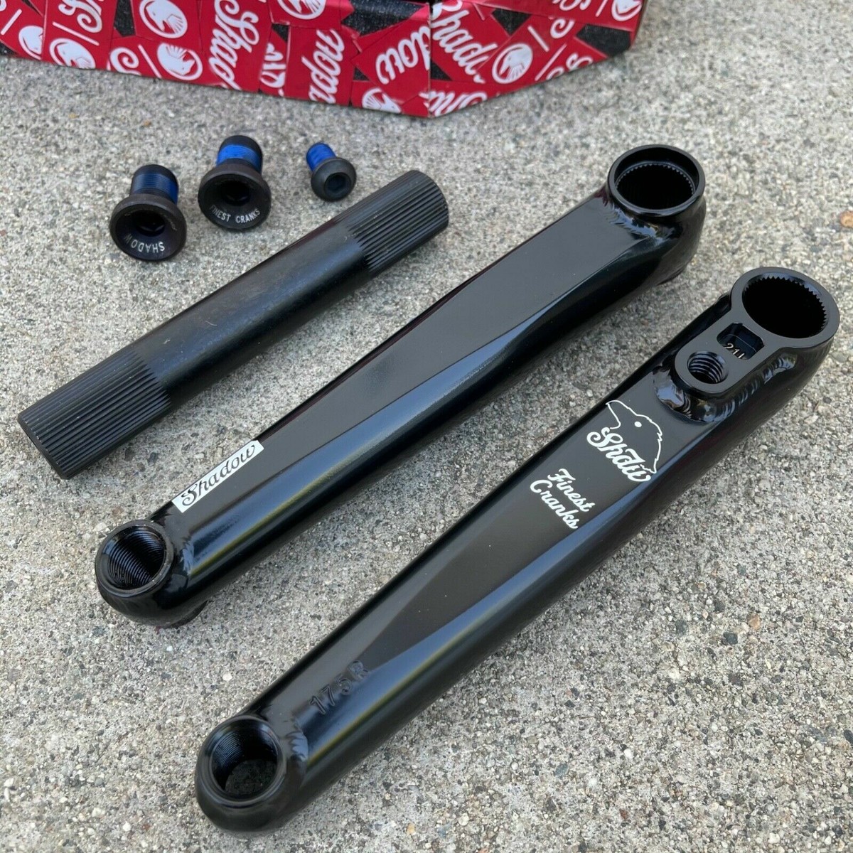 パーツ shadow finest crank 170mm (22mm) Shadow Finest Cranks (22mm / 160mm - 170mm) – FlatSociety