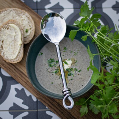 Culinary Concepts gehämmerter Knoten Suppenlöffel