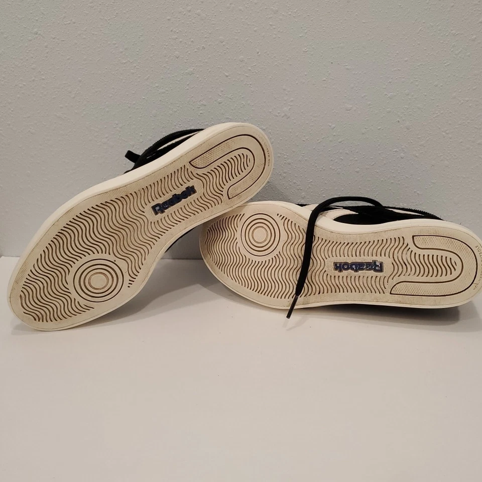 Reebok Classic Gamuza Negro Blanco Rayas Talla 6.5 Foto 4 de 4