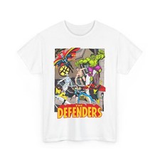 Image of Defenders T-Shirt - John Byrne Art - Marvel Comics - Dr Strange, Nighthawk, Hulk