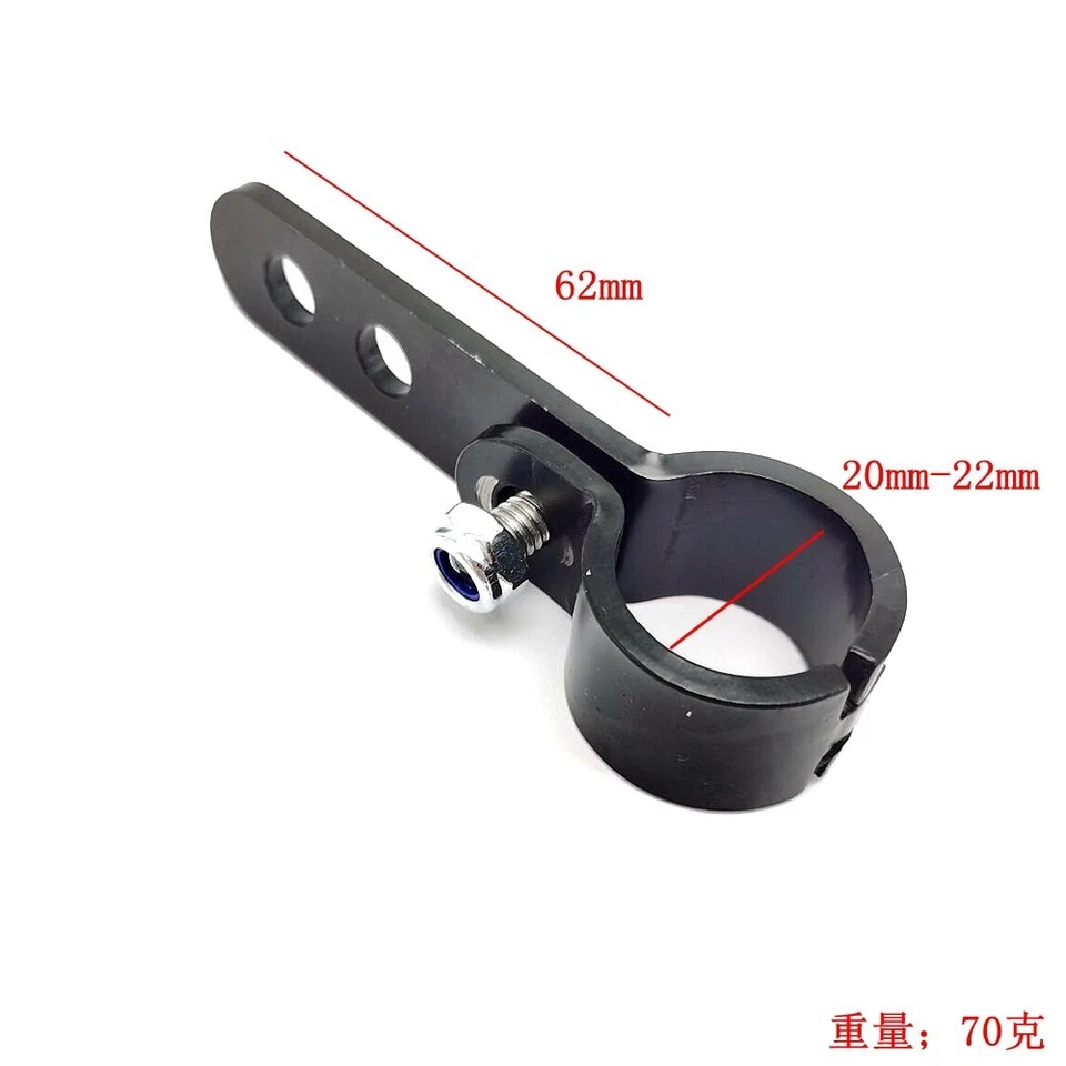 Soporte de pedal de extensión de soporte lateral universal de 20-22 mm para motocicleta Foto 2 de 4