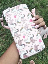 Pink Shimmer Unicorn Wallet Purse