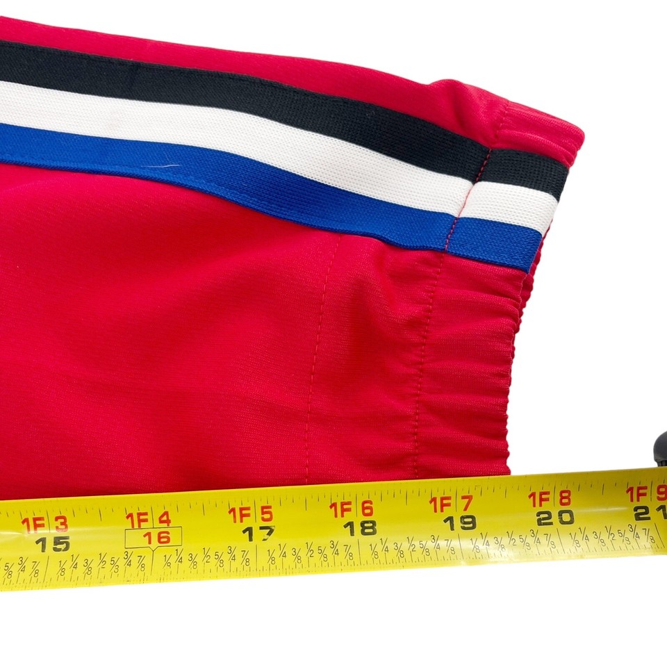 Boombah Youth Baseball Pants red piping 28 knicker blue white athletic