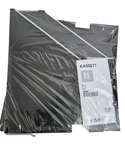 TROFAST Contenitore in rete - grigio scuro 42x30x10 cm