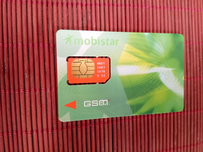 GSM Card Mobistar Mint 2 Photos Only For Collectos Rare