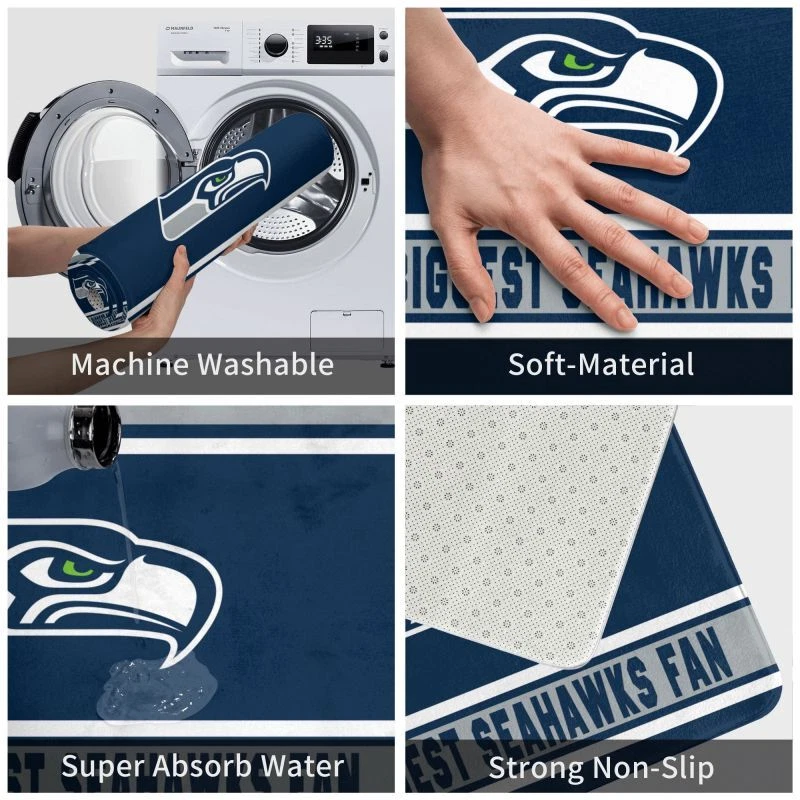 World's Seattle Seahawks  Fan Floor Mat Decorative