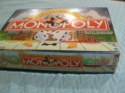 DELUXE MONOPOLY FUN for the whole family - board folds up - A Bargain BUY $5 OFF