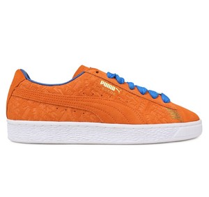 puma suede classic orange/blue