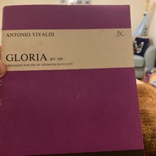 VIVALDI - Gloria - MUSIC VOCAL SCORE Novello