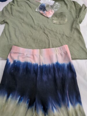 Epic Thread Girls 3 Pc Tie-dye Short Set