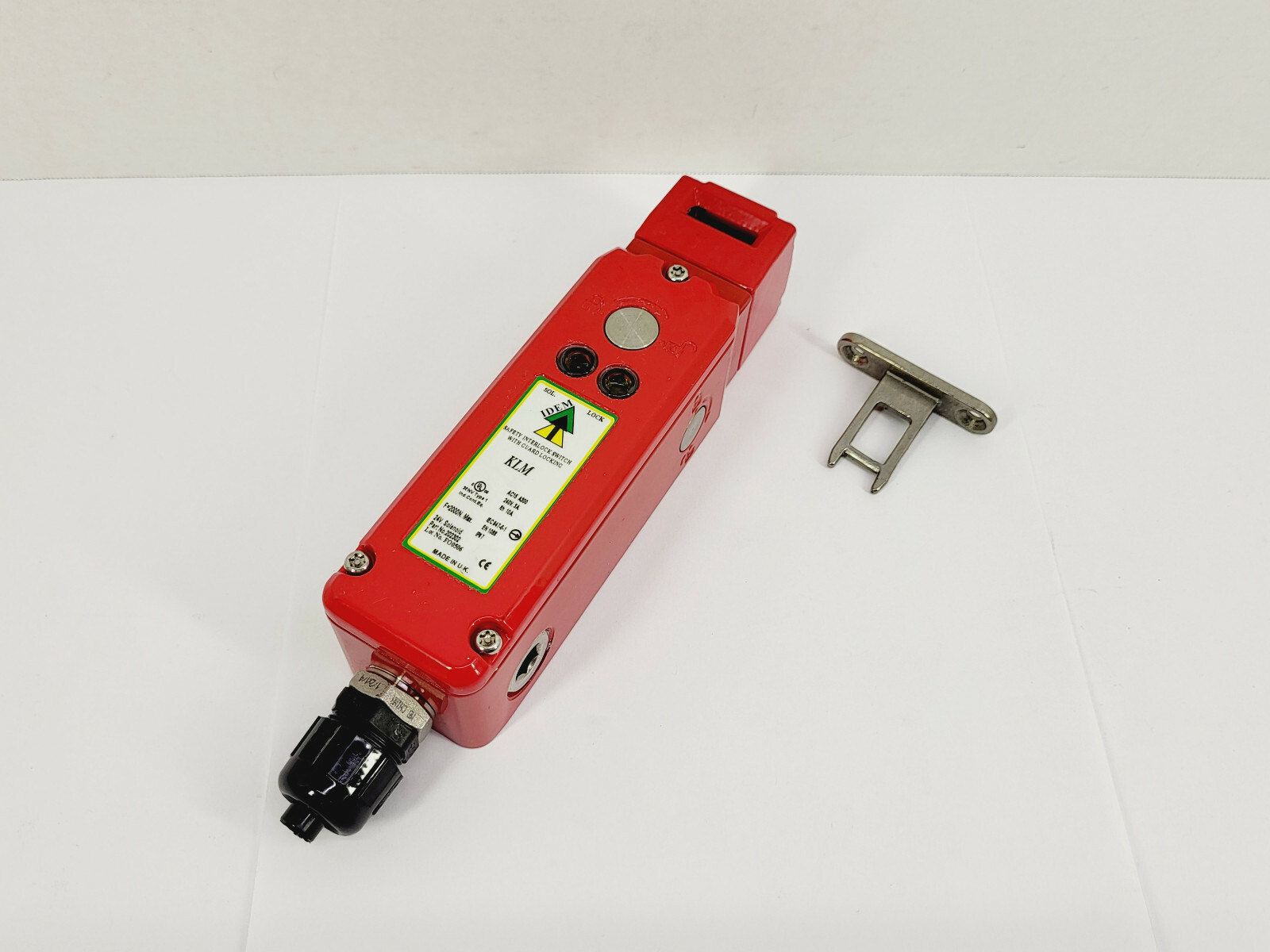 IDEM KLM Safety Interlock Switch w/ Guard Locking & Tongue PN 202302 eBay