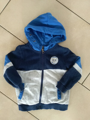Jacke mit Kapuze Impidimpi Blau/Grau Größe 98
