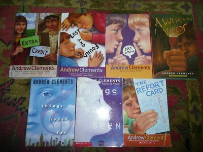 Lot 7 ANDREW CLEMENTS Chapter Books THINGS NOT SEEN Lost & Found THINGS NOT SEEN
