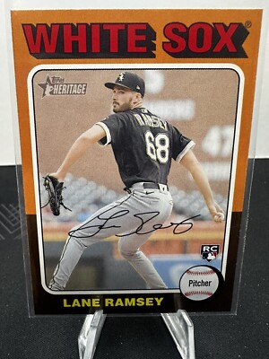  2024 Topps Heritage Lame Ramsey #353 Rookie Card RC Chicago White Sox