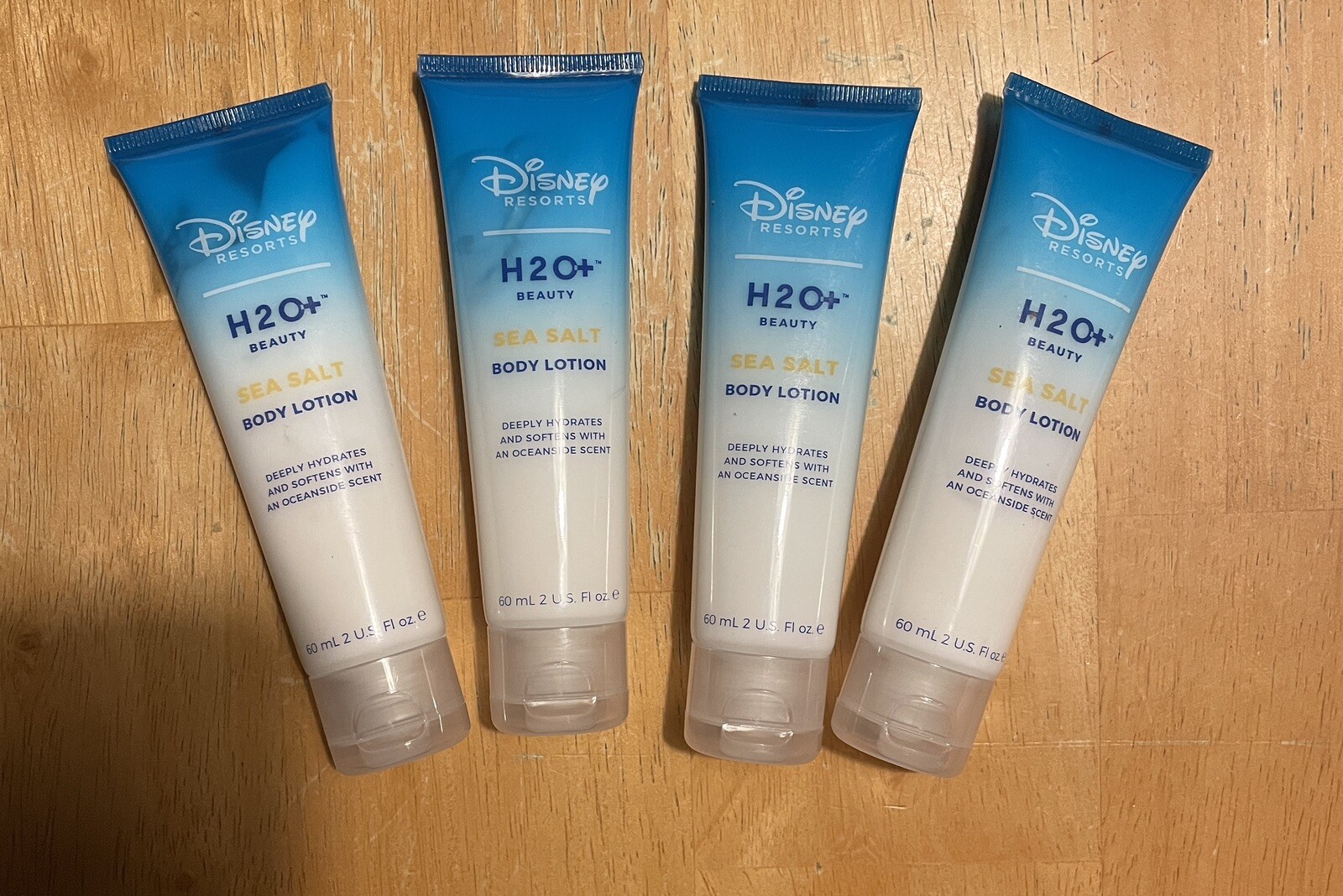 Disney Resorts H2O+ Plus Sea Salt Body Lotion H20 Qty 4 AUTHENTIC Made