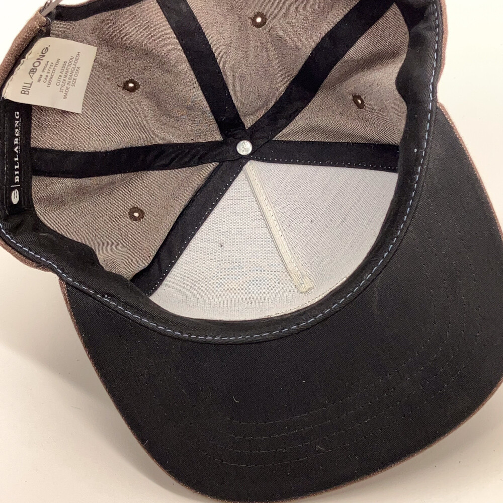 Billabong Surf Hat Rectangle Patch Flat Brim Snap… - image 5