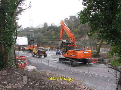 Foto 12x8 Bauarbeiten am Radyr Wehr Baufortschritt am Radyr Wehr c2015