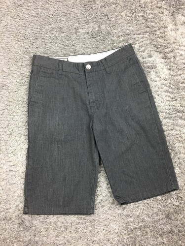 Volcom Chino Shorts Mens Size 28 Dark Gray Bermuda 10" Inseam - Picture 3 of 12