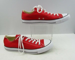 red mens converse shoes